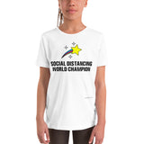 Social Distancing World Champion - Youth Short Sleeve T-Shirt