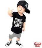 Straigh Outta 2020 - Baby short sleeve one piece