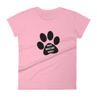 Who Rescued Who? - Women's short sleeve t-shirt