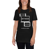 Living Between Screens (Book Shirt) - Short-Sleeve Unisex Linkshirt T-Shirt