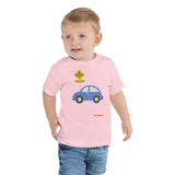 Car Theme - Toddler Short Sleeve ♦Linkshirt Safe-Kids Tee