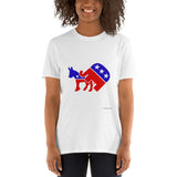 Elephant  Love's Donkey - Short-Sleeve Unisex T-Shirt