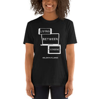 Living Between Screens (Book Shirt) - Short-Sleeve Unisex Linkshirt T-Shirt