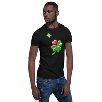 Feeling Lucky - Short-Sleeve Unisex ♦Linkshirt T-Shirt