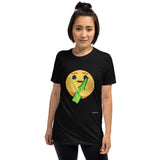 Emoji with Beer - Short-Sleeve Unisex T-Shirt