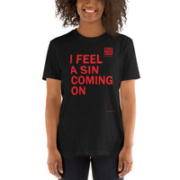 I Feel A Sin Coming On - Short-Sleeve Unisex ♦Linkshirt T-Shirt