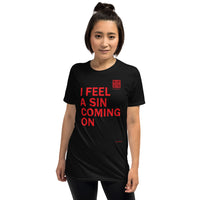 I Feel A Sin Coming On - Short-Sleeve Unisex ♦Linkshirt T-Shirt