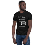 Living Between Screens (Book Shirt) - Short-Sleeve Unisex Linkshirt T-Shirt