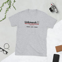 Linkmerch Promo Shirt (Music + Art + Print) Short-Sleeve Unisex T-Shirt