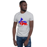 Donkey Love's Elephant - Short-Sleeve Unisex T-Shirt