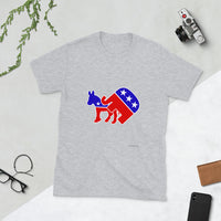 Elephant  Love's Donkey - Short-Sleeve Unisex T-Shirt