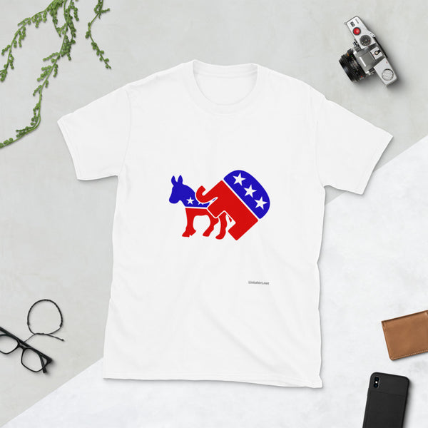 Elephant  Love's Donkey - Short-Sleeve Unisex T-Shirt