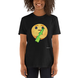 Emoji with Beer - Short-Sleeve Unisex T-Shirt