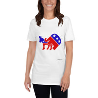 Elephant  Love's Donkey - Short-Sleeve Unisex T-Shirt