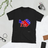 Elephant  Love's Donkey - Short-Sleeve Unisex T-Shirt