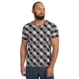 Tartan (AKA Scottish Camouflage) All-Over Print, Share Anything - Men's Athletic ♦ Linkshirt T-shirt