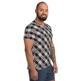 Tartan (AKA Scottish Camouflage) All-Over Print, Share Anything - Men's Athletic ♦ Linkshirt T-shirt