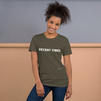 Decent Vibes - Short-Sleeve Unisex T-Shirt