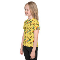 Yellow Happy Camper (Boys & Girls) Shirt - Linkshirt Kids T-Shirt