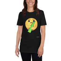 Emoji with Beer - Short-Sleeve Unisex T-Shirt