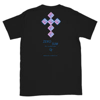 Zero Sum (Lyric) Cross Back - Short-Sleeve Unisex ♦ Linkshirt T-Shirt