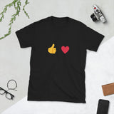 Like & Love - Short-Sleeve Unisex Linkshirt