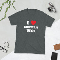 I Love Mexicna UFOs - Short-Sleeve Unisex Linkshirt T-Shirt