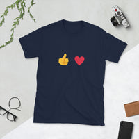 Like & Love - Short-Sleeve Unisex Linkshirt