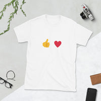 Like & Love - Short-Sleeve Unisex Linkshirt